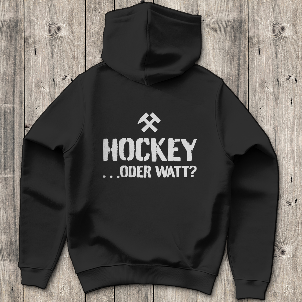Herren Hoodie - ETUF - HOCKEY ...ODER WATT? von ETUF-Shop – Produktansicht 6