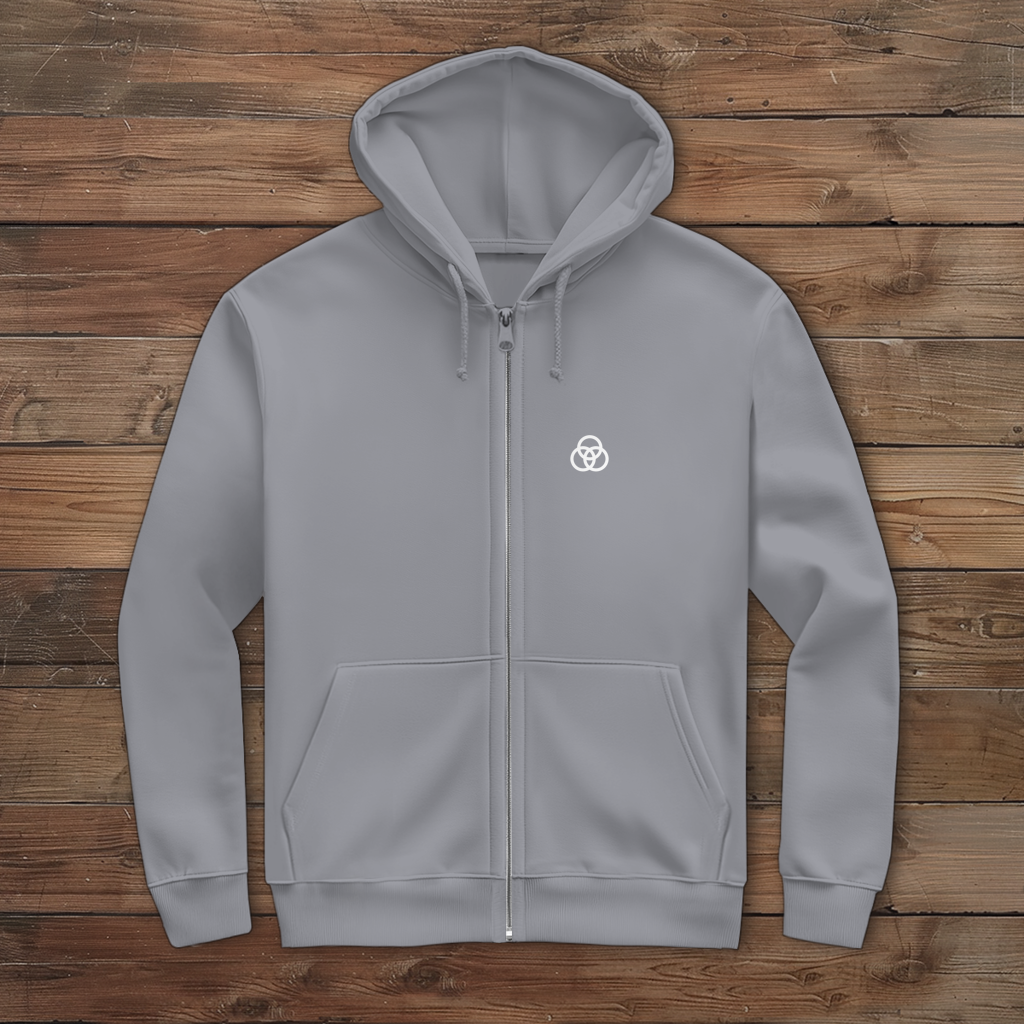 Herren Zipper Hoodie ETUF - WIR SIND SPORT - WHITE von ETUF-Shop – Produktansicht 3