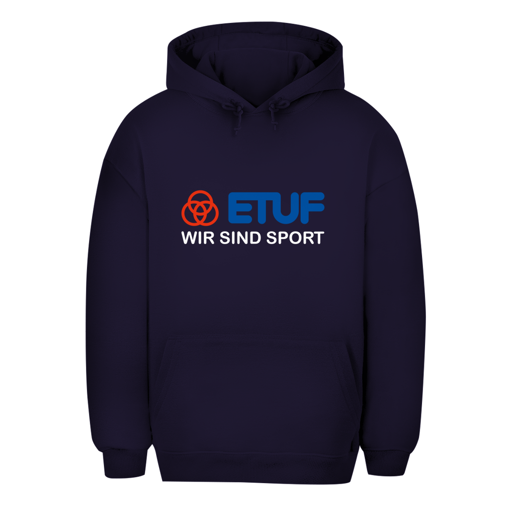 Unisex Oversize Hoodie ETUF - WIR SIND SPORT von ETUF-Shop – Produktansicht 5