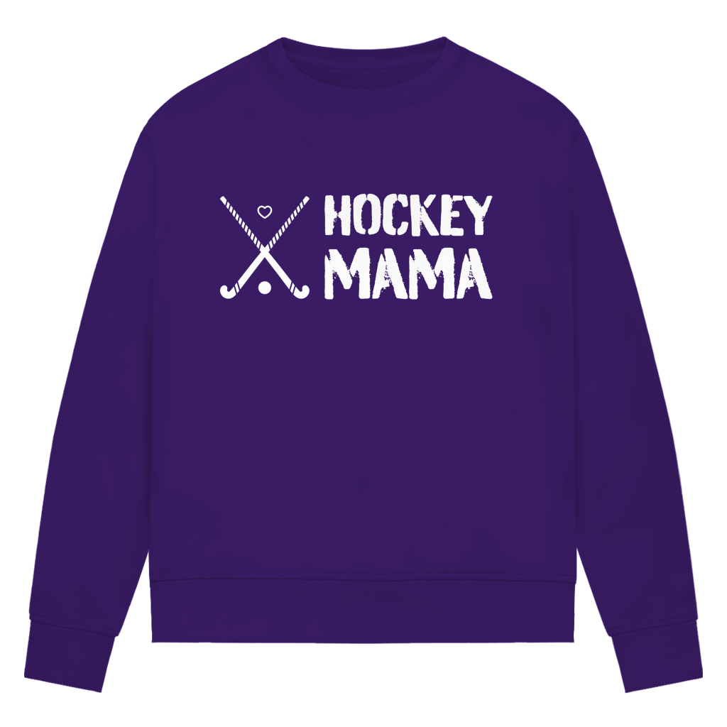 Damen Premium Bio Sweatshirt - HOCKEY MAMA 2026 von ETUF-Shop – Produktansicht 3