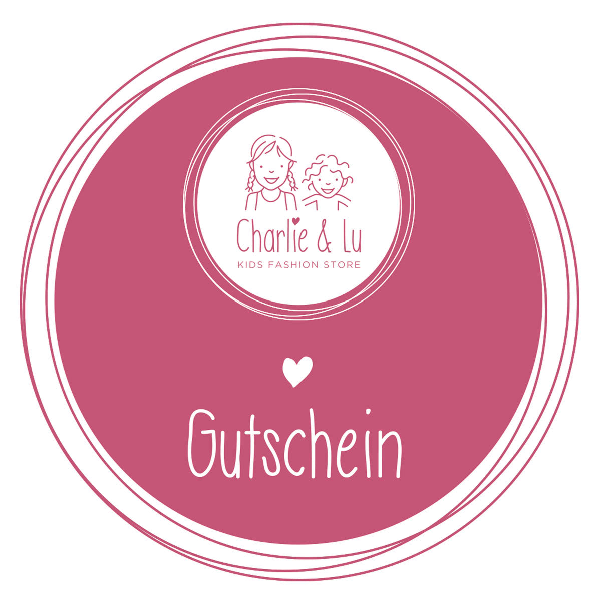 Charlie und Lu Willkommensgutschein – Mädchen