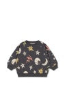 Konges Sløjd Loupy Kinder-Sweatshirt in Luna Lightning