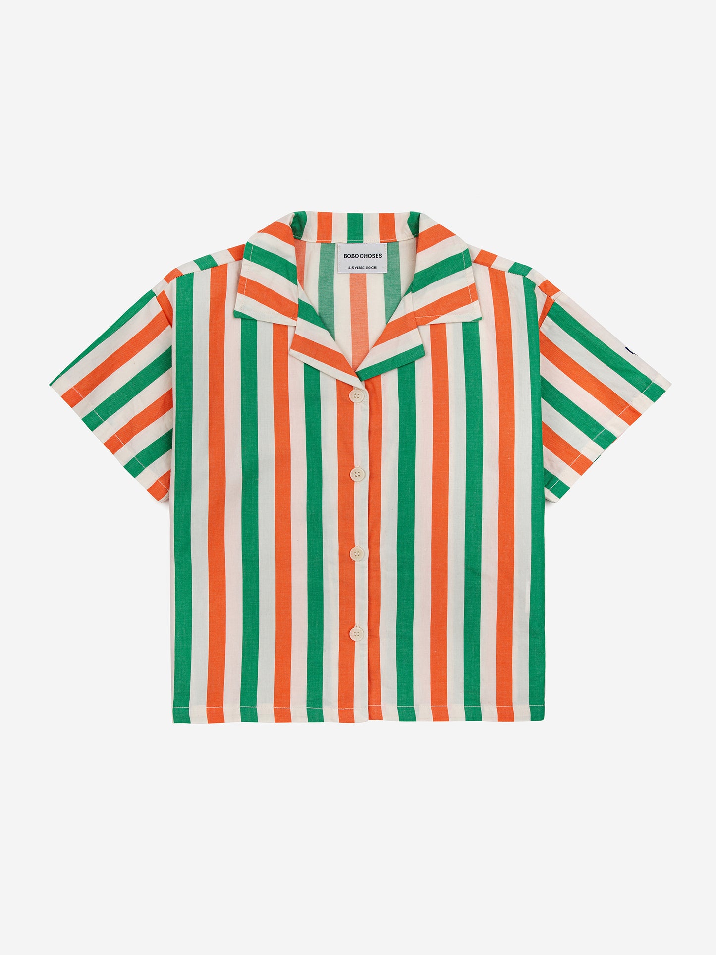 Bobo Choses Vertical Stripes woven shirt