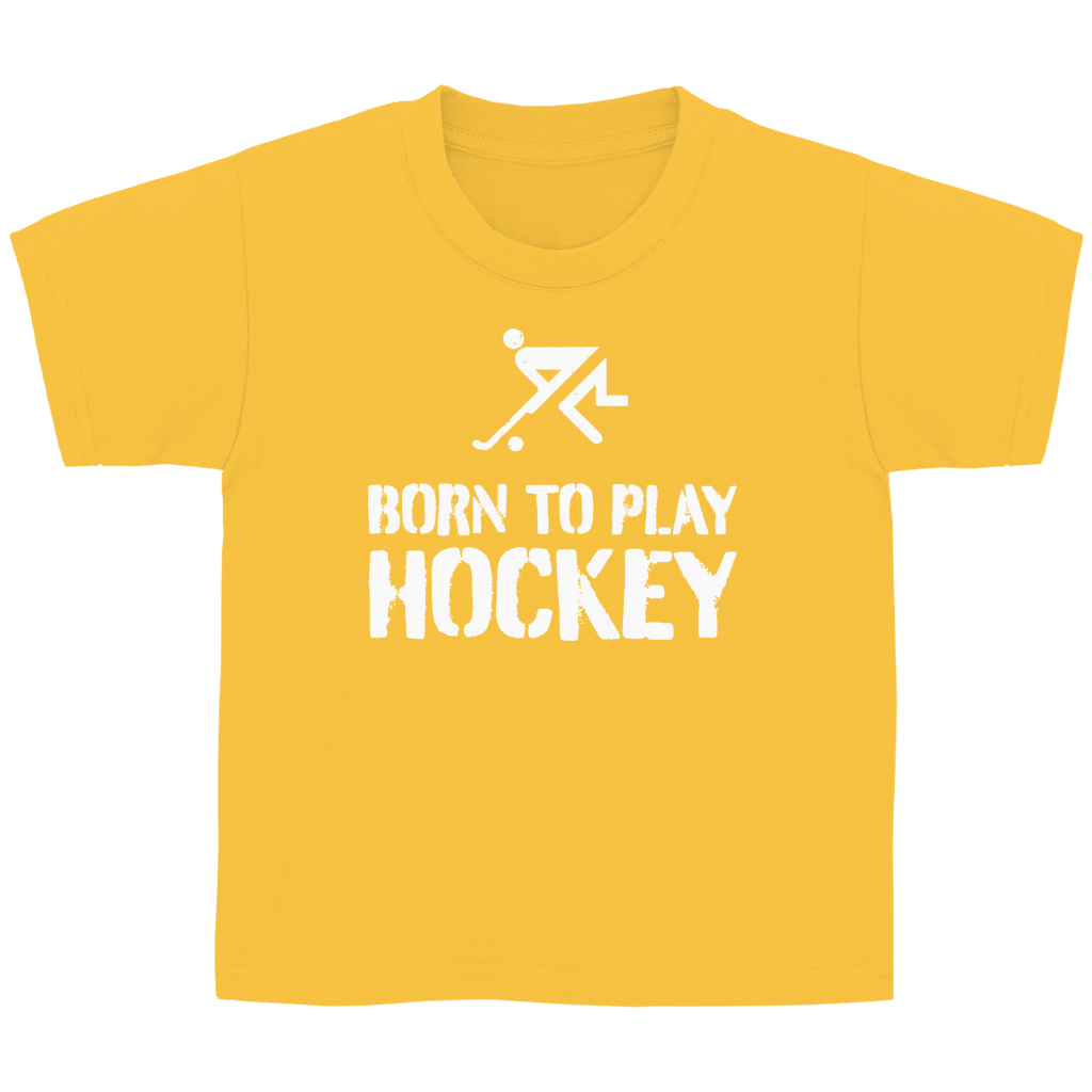 Kinder Basic T-Shirt BORN TO PLAY HOCKEY