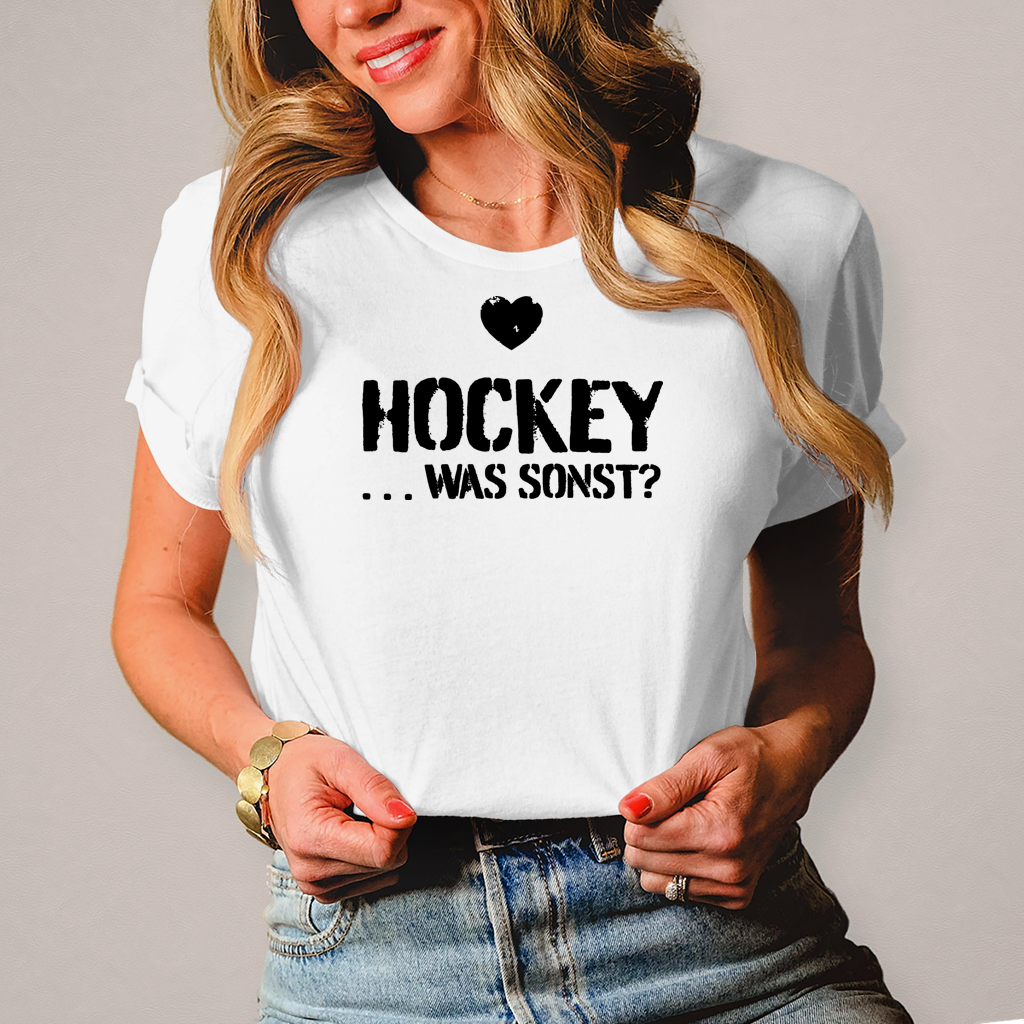 Damen T-Shirt - HOCKEY ...WAS SONST? von ETUF-Shop – Produktansicht 3