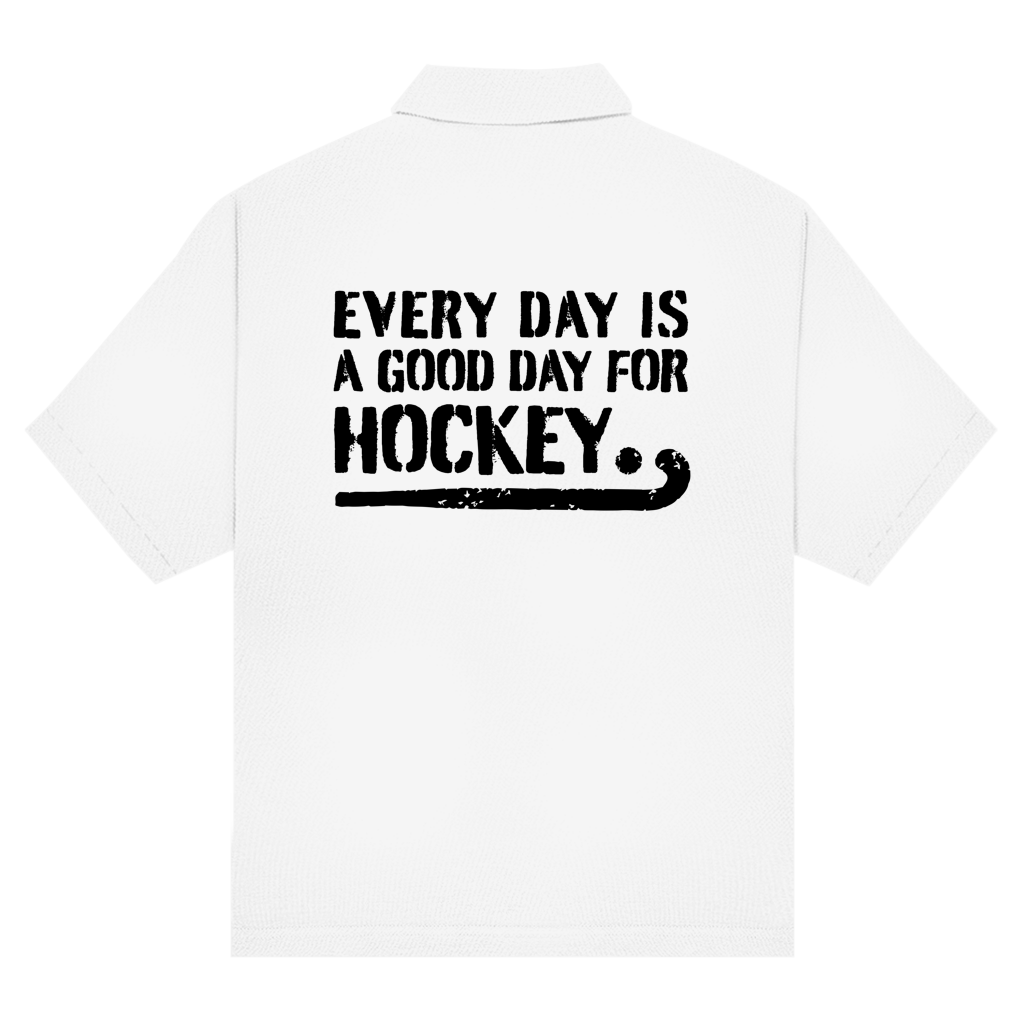 Unisex Poloshirt - ETUF - EVERY DAY IS A GOOD DAY FOR HOCKEY von ETUF-Shop – Produktansicht 4