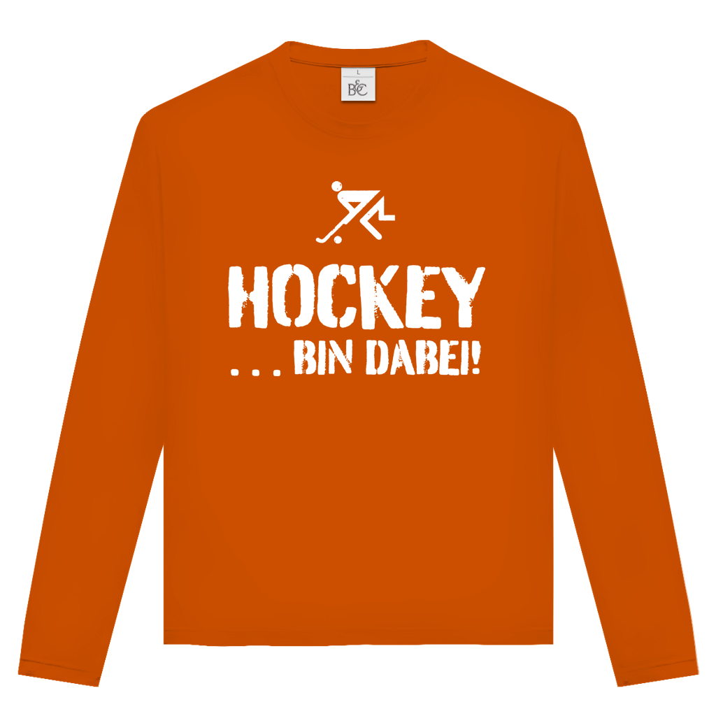 Unisex Langarmshirt - HOCKEY ...BIN DABEI!