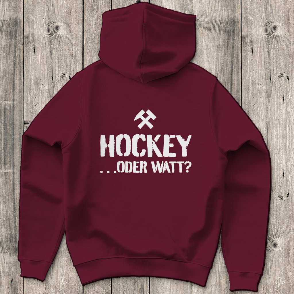 Herren Hoodie - ETUF - HOCKEY ...ODER WATT?