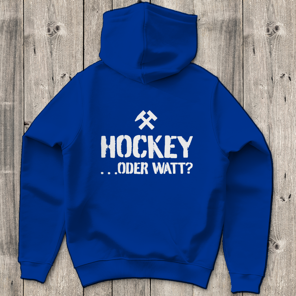 Herren Hoodie - ETUF - HOCKEY ...ODER WATT? von ETUF-Shop – Produktansicht 8