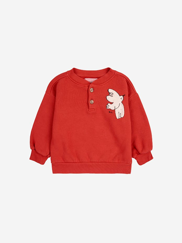 Bobo Choses Baby Freedom Bird buttoned sweatshirt