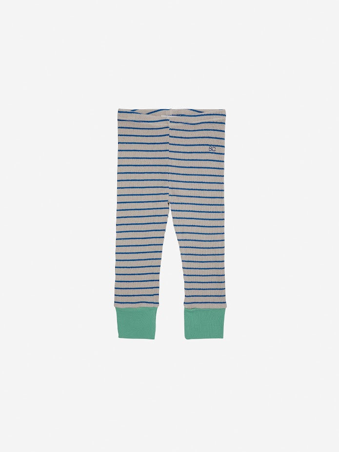 Bobo Choses Baby stripes waffle leggings