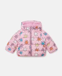 Stella McCartney Puffer Jacke pink Sterne