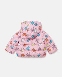 Stella McCartney Puffer Jacke pink Sterne