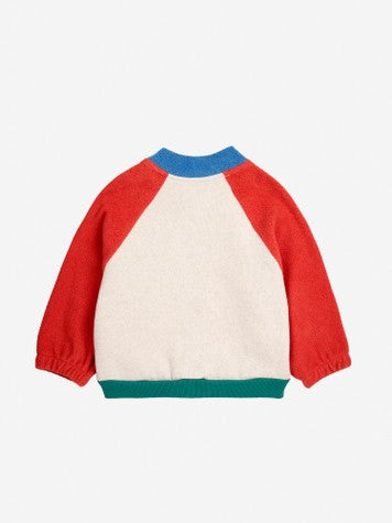 Bobo Choses Baby color block zipped sweatshirt