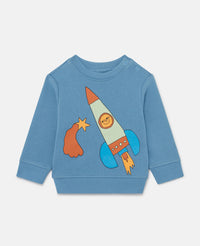 Stella McCartney Sweatshirt bedruckt Weltraum