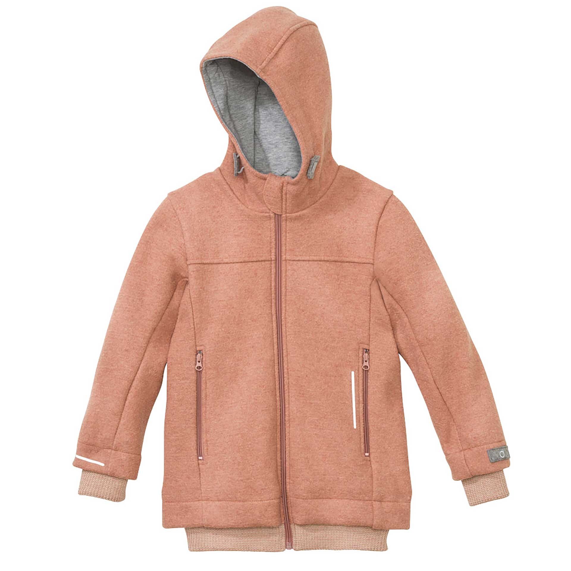 Disana Outdoor-Jacke in Rose aus 100 % Bio-Merino-Schurwolle – warme, wetterfeste Kinderjacke mit Kapuze. Atmungsaktiv, temperaturausgleichend und ideal für Herbst und Winter. Nachhaltig hergestellt in Deutschland.