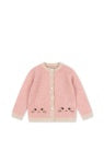 Konges Sløjd Kitty Kinder-Strickjacke in Silver Pink