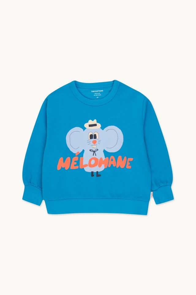 Tinycottons mélomane sweatshirt blue