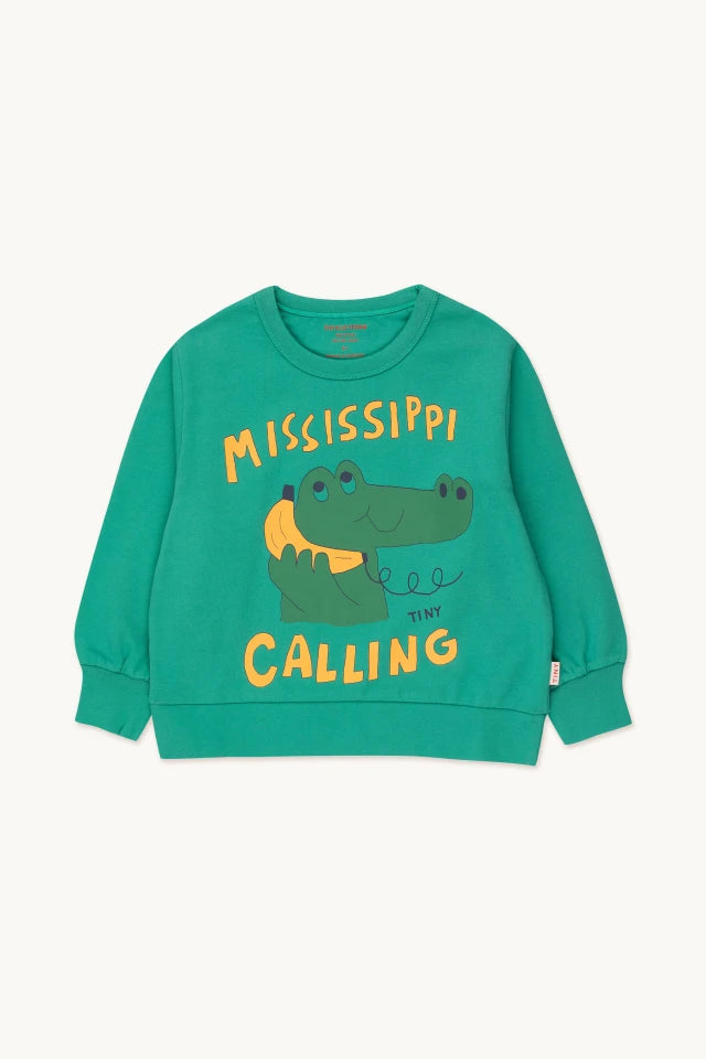 Tinycottons mississippi Sweatshirt emerald