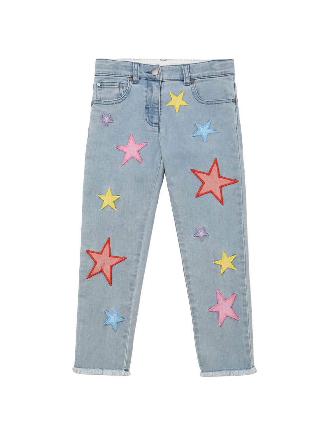 Stella McCartney Kids Stars Patches Jeans TW6C80